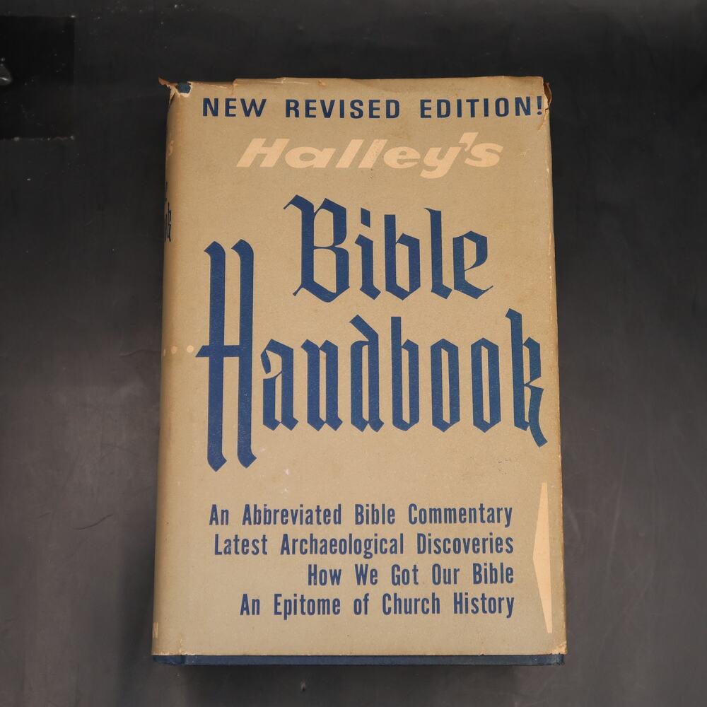 Halleys Bible Handbook 23rd Ed 1962 Vintage Religion Christianity Dust Jacket